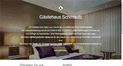 Desktop Screenshot of gaestehaus-schmautz.de